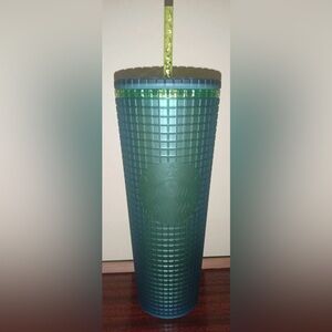 Starbucks 2022 Soft Touch “Mountain Dew” Grid Tumbler